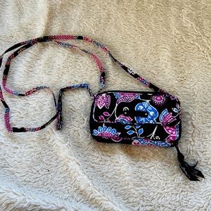 Vera Bradley crossbody wallet bag